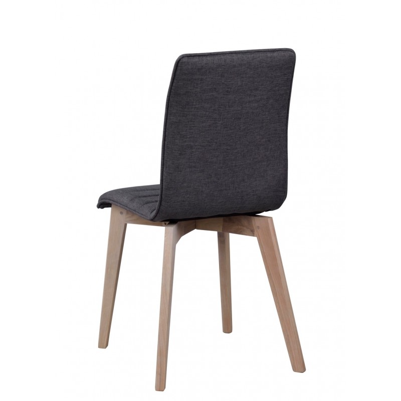 RO Gracy Chair Dark Grey/Whitewash